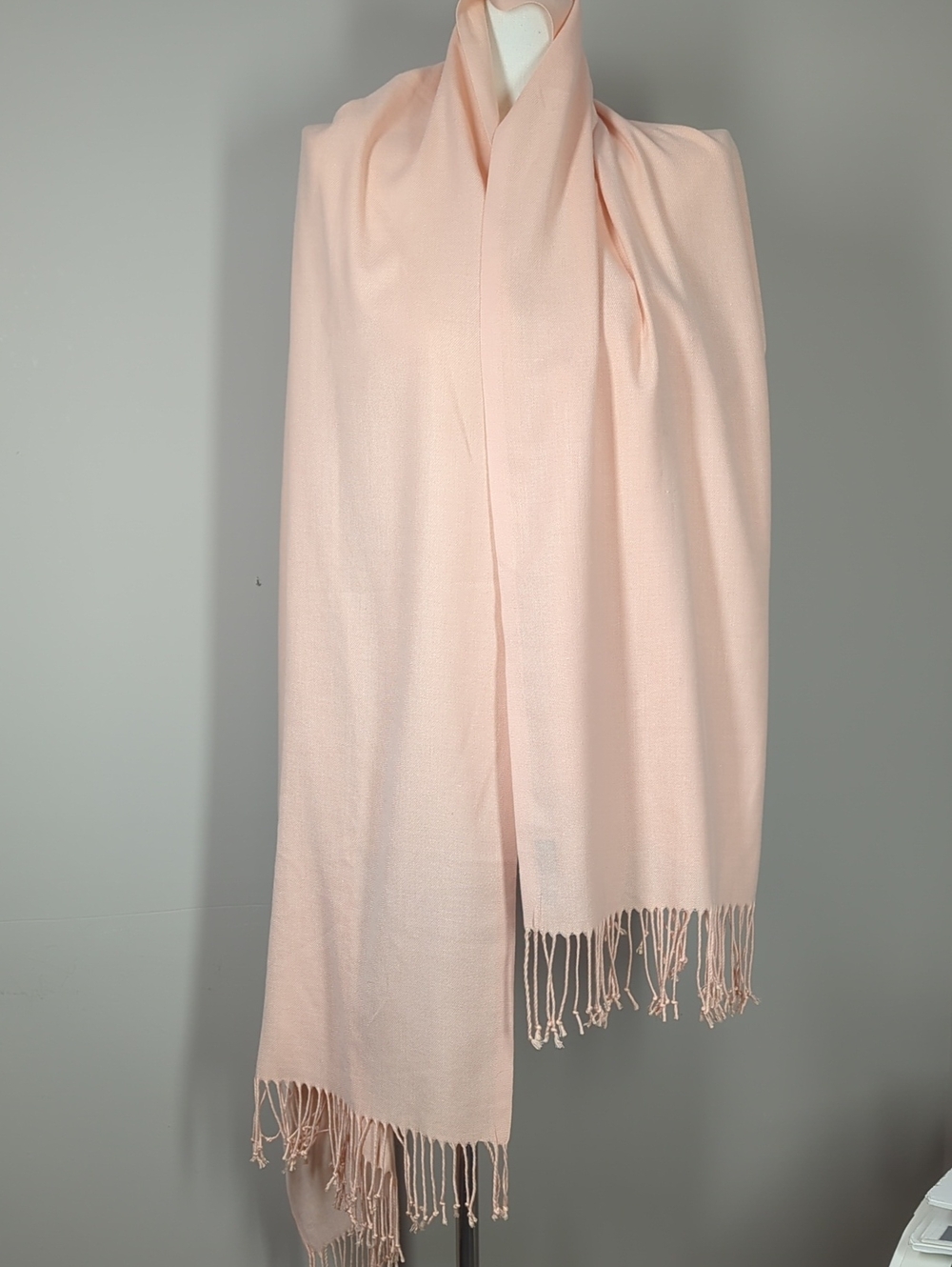 Pashmina Peach Women's Fringe Shawl Scarf